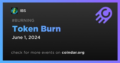 IBS to Hold Token Burn on June 1st
