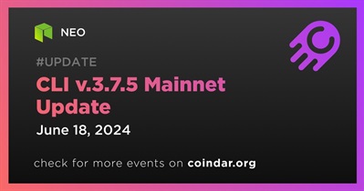 NEO to Release CLI v.3.7.5 Mainnet Update on June 18th