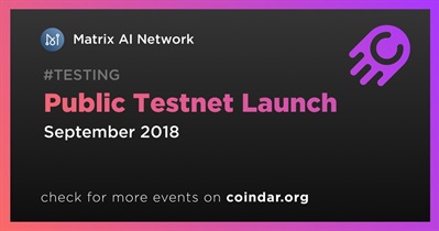 Public Testnet Launch