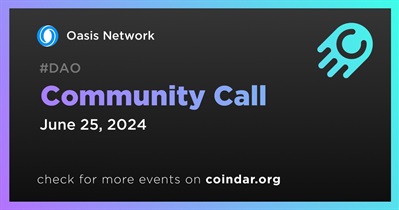 Oasis Network to Host Community Call on June 25th