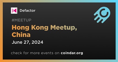 Defactor to Host Meetup in Hong Kong on June 27th