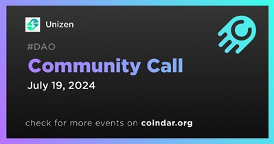 Unizen to Host Community Call on July 19th