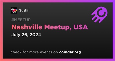 Sushi to Host Meetup in Nashville on July 26th