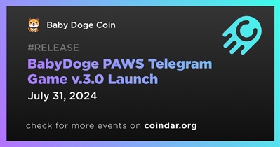 Baby Doge Coin to Release BabyDoge PAWS Telegram Game on July 31st