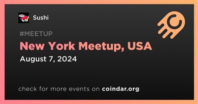 Sushi to Host Meetup in New York on August 7th