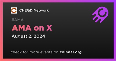 CHEQD Network to Hold AMA on X on August 2nd