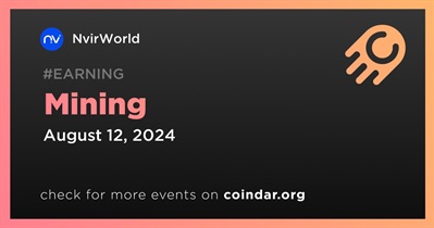NvirWorld Announces Mining on August 12th