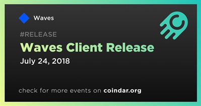 Waves Client Release