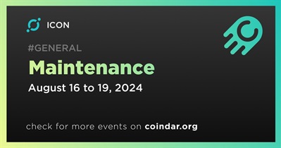 ICON to Conduct Scheduled Maintenance