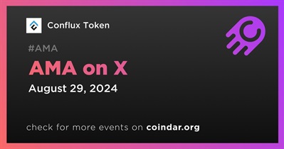 Conflux Token to Hold AMA on X on August 29th