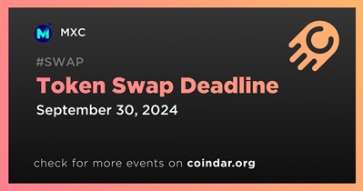 MXC Announces Token Swap Deadlin on September 30th