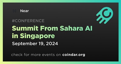 Near to Participate in Summit From Sahara AI in Singapore on September 19th