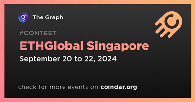 The Graph to Particpate in ETHGlobal Singapore on September 20th