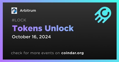 2.65% of ARB Tokens Will Be Unlocked on October 16th