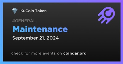 KuCoin Token to Conduct Scheduled Maintenance on September 21st
