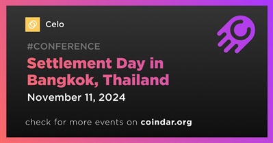 Celo to Participate in Settlement Day in Bangkok on November 11th