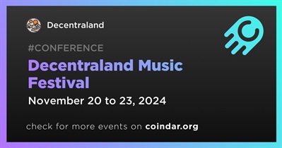 Decentraland to Participate in Decentraland Music Festival on November 20th