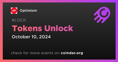 0.64% of OP Tokens Will Be Unlocked on October 10th