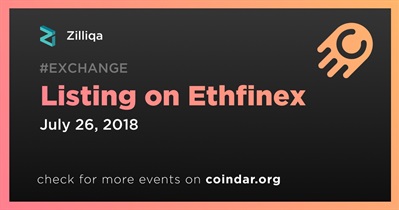 Listing on Ethfinex