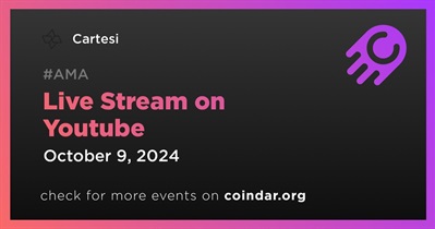 Cartesi to Hold Live Stream on Youtube on October 9th