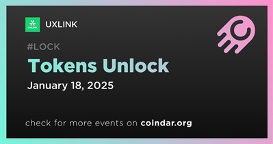 15.63% of UXLINK Tokens Will Be Unlocked on January 18th