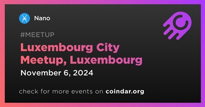 Nano to Host Meetup in Luxembourg City on November 6th