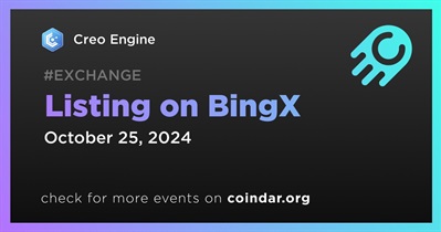 Creo Engine to Be Listed on BingX