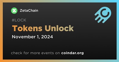 11.72% of ZETA Tokens Will Be Unlocked on November 1st