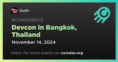 Sushi to Participate in Devcon in Bangkok on November 14th