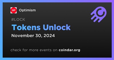 2.50% of OP Tokens Will Be Unlocked on November 30th