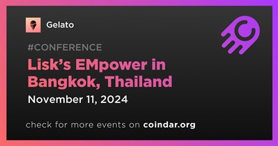 Gelato to Participate in Lisk’s EMpower in Bangkok on November 11th