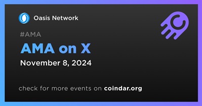Oasis Network to Hold AMA on X on November 8th