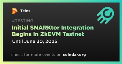 Telos to Start Initial SNARKtor Integration in ZkEVM Testnet in Q2