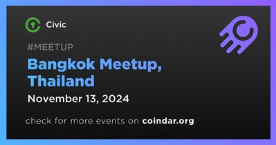 Civic to Host Meetup in Bangkok on November 13th
