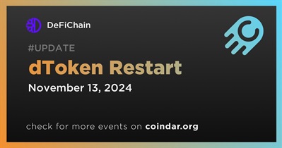 DeFiChain to Restart dToken on November 13th