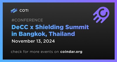 COTI to Participate in DeCC x Shielding Summit in Bangkok on November 13th