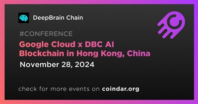 DeepBrain Chain to Participate in Google Cloud x DBC AI Blockchain in Hong Kong on November 28th