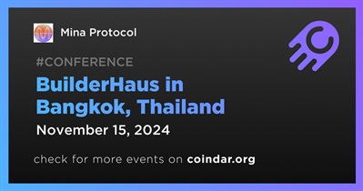 Mina Protocol to Participate in BuilderHaus in Bangkok on November 15th