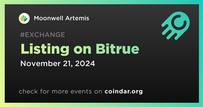 Moonwell Artemis to Be Listed on Bitrue on November 21st