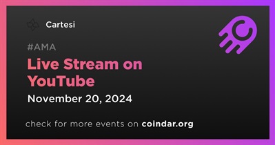 Cartesi to Hold Live Stream on YouTube on November 20th