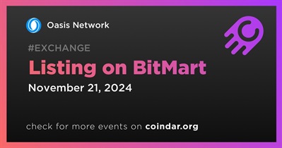 Oasis Network to Be Listed on BitMart