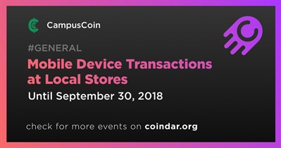 Mobile Device Transactions at Local Stores