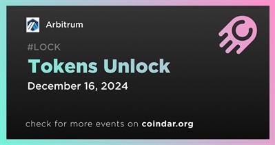 2.26% of ARB Tokens Will Be Unlocked on December 16th