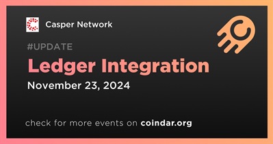 Casper Network to Be Integrated With Ledger