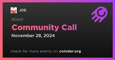 JOE to Host Community Call on November 28th