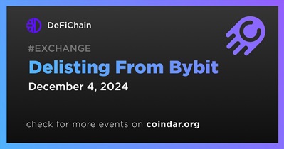 DeFiChain to Be Delisted From Bybit on December 4th