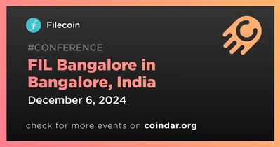 Filecoin to Hold FIL Bangalore in Bangalore on December 6th