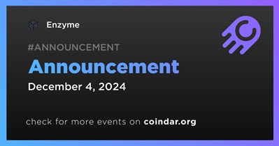 Enzyme to Make Announcement on December 4th