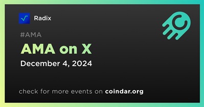 Radix to Hold AMA on X on December 4th