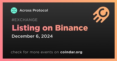 Across Protocol to Be Listed on Binance